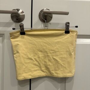 Hollister Yellow & Tie Dye Reversible Tube Top